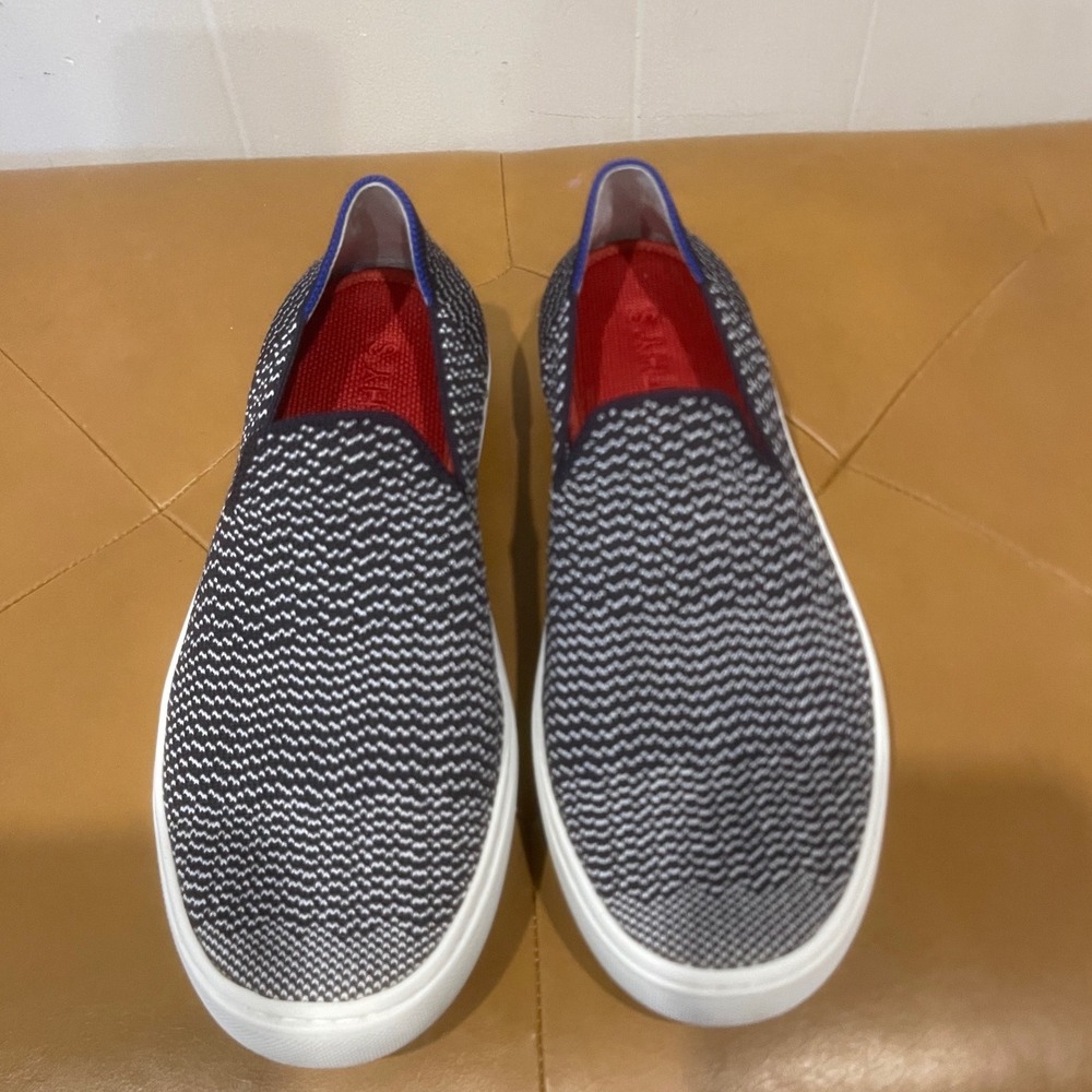 Rothy's Maritime Blue Slip On Sneakers Knit Casual Walking Shoes Women's 7 di - Picture 2 of 9